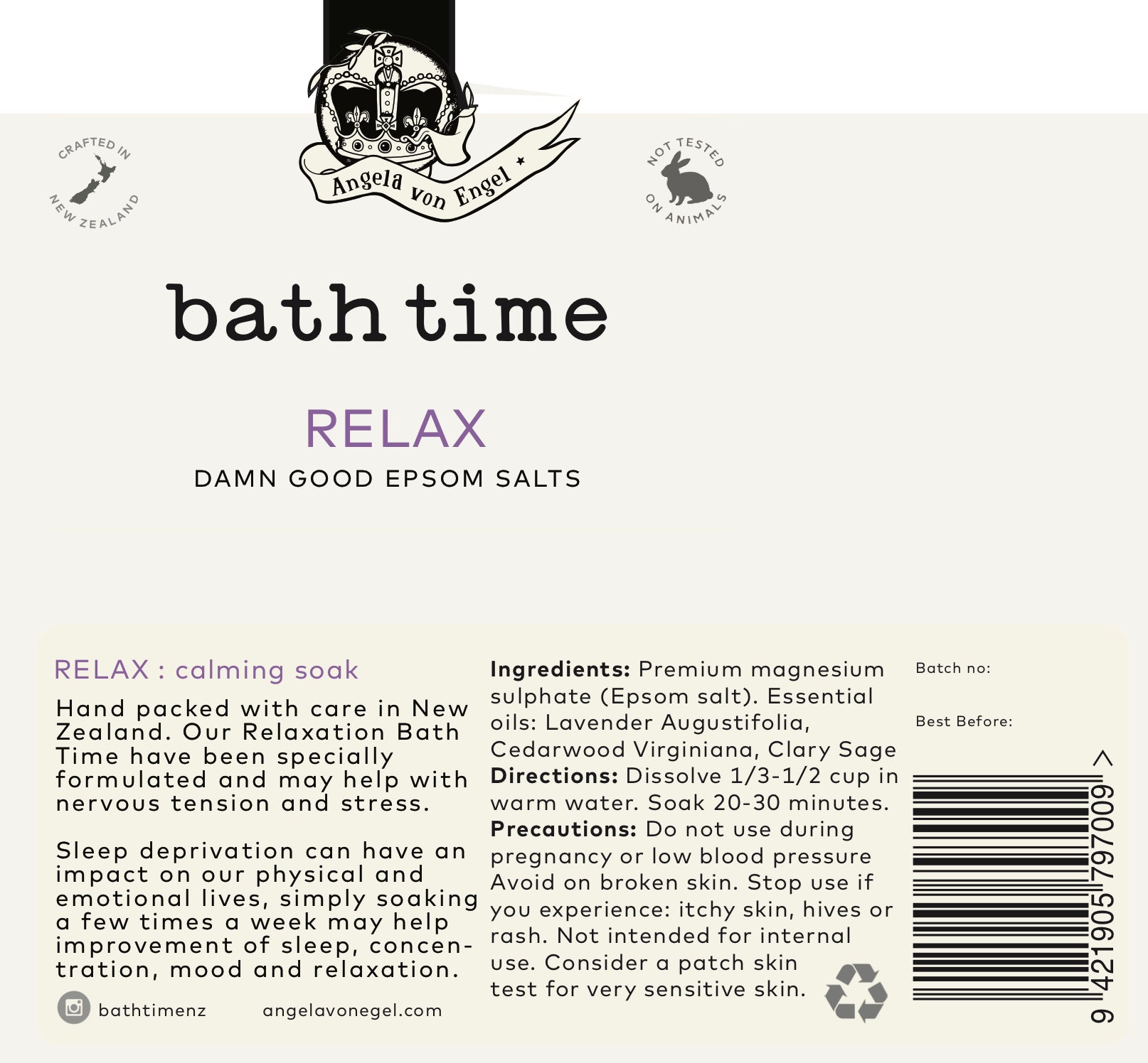 Relax - Bath time - Bath salt
